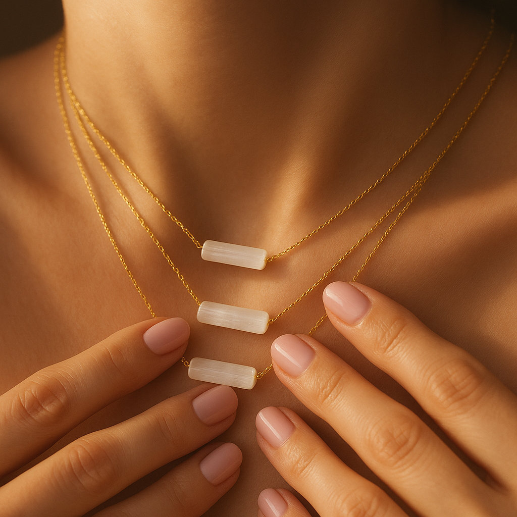 Minimalist Selenite Necklace