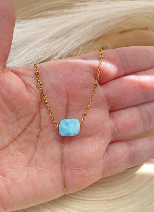 Larimar Necklace ~Dominican Republic