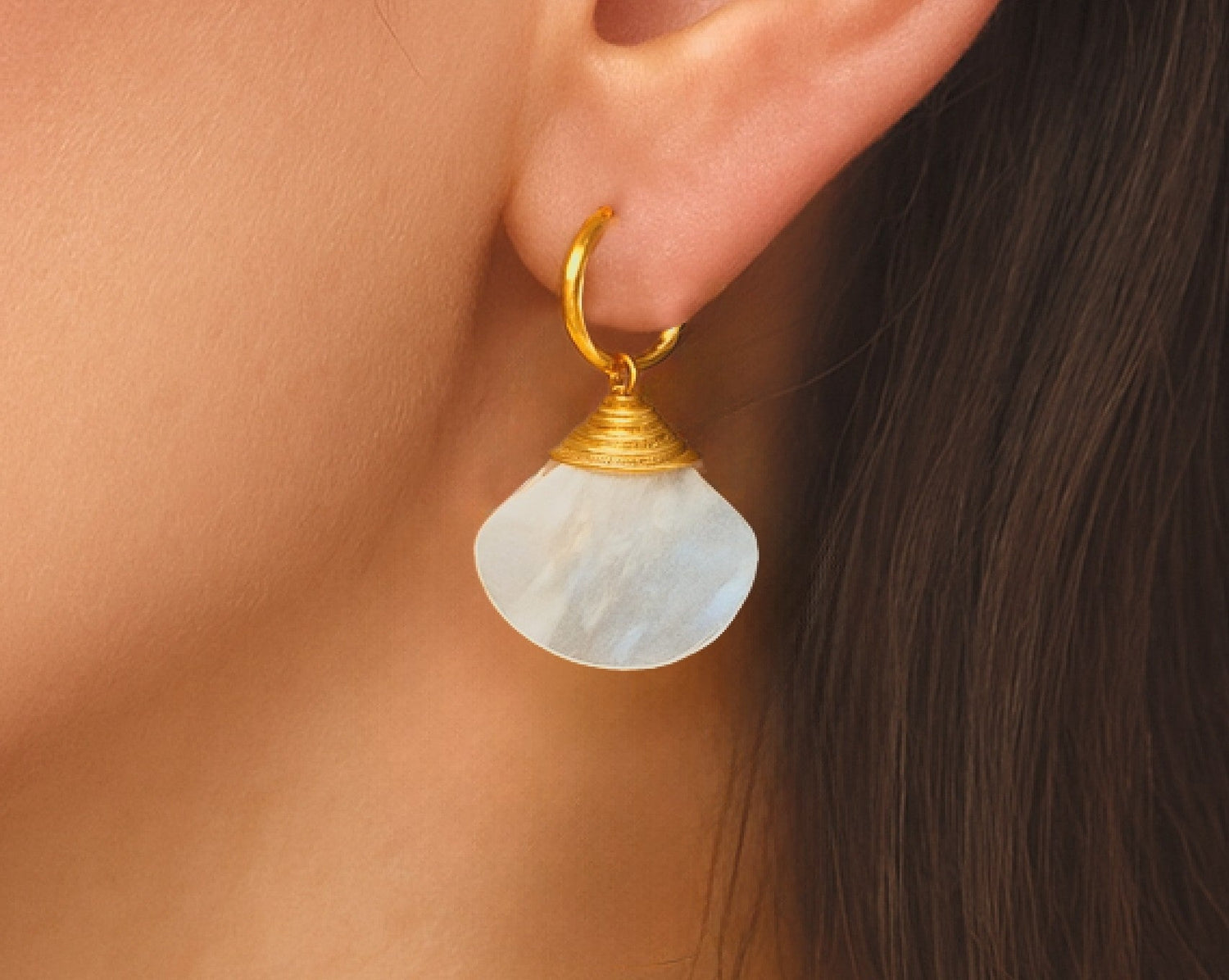 Summer Collection- mother of pearl- iridescent abalone shell
