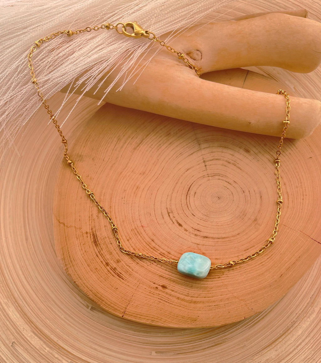 Larimar Necklace ~Dominican Republic