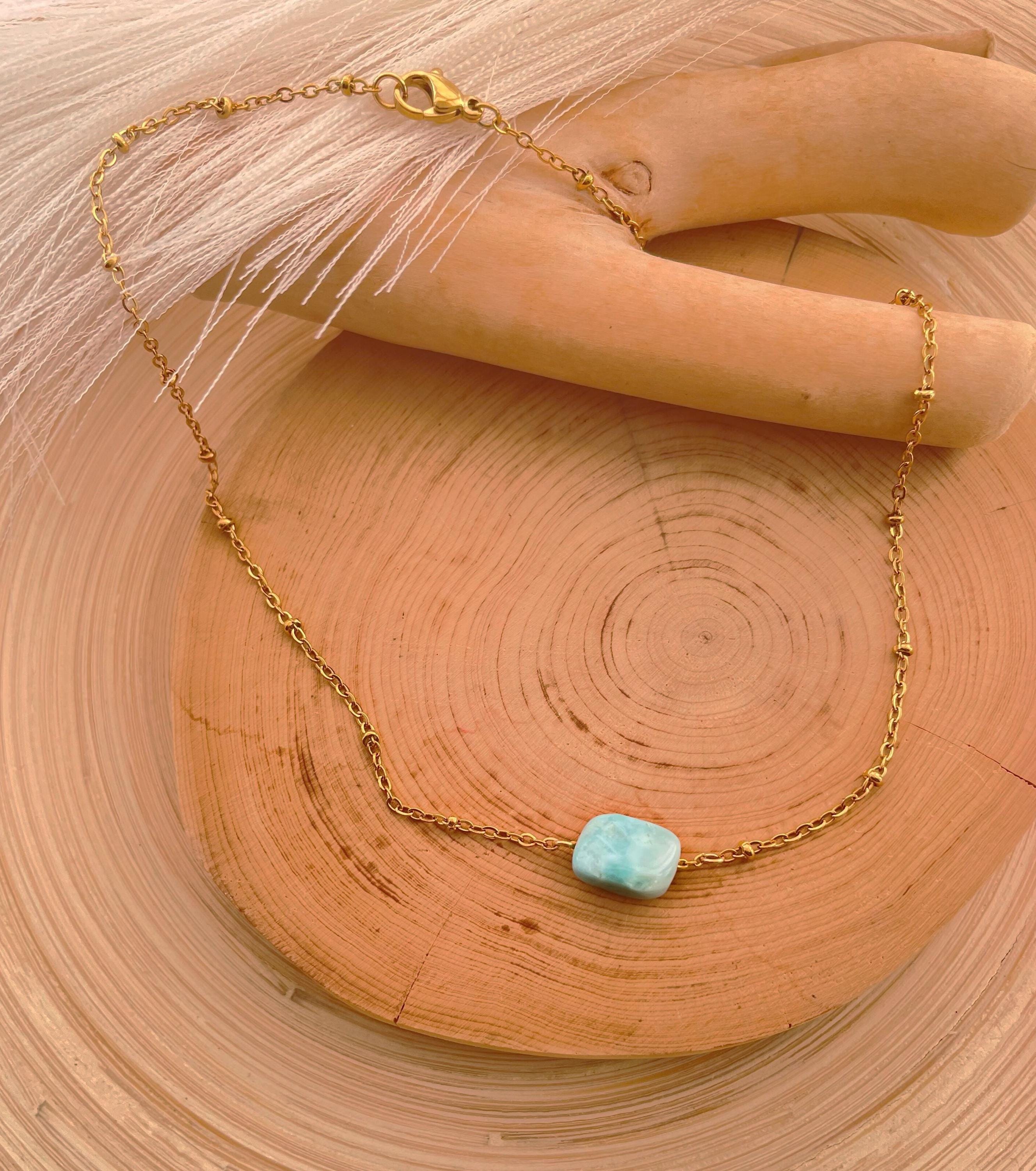 Larimar Necklace ~Dominican Republic