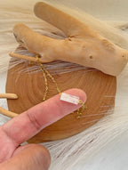 Clear Quartz Bar Necklace