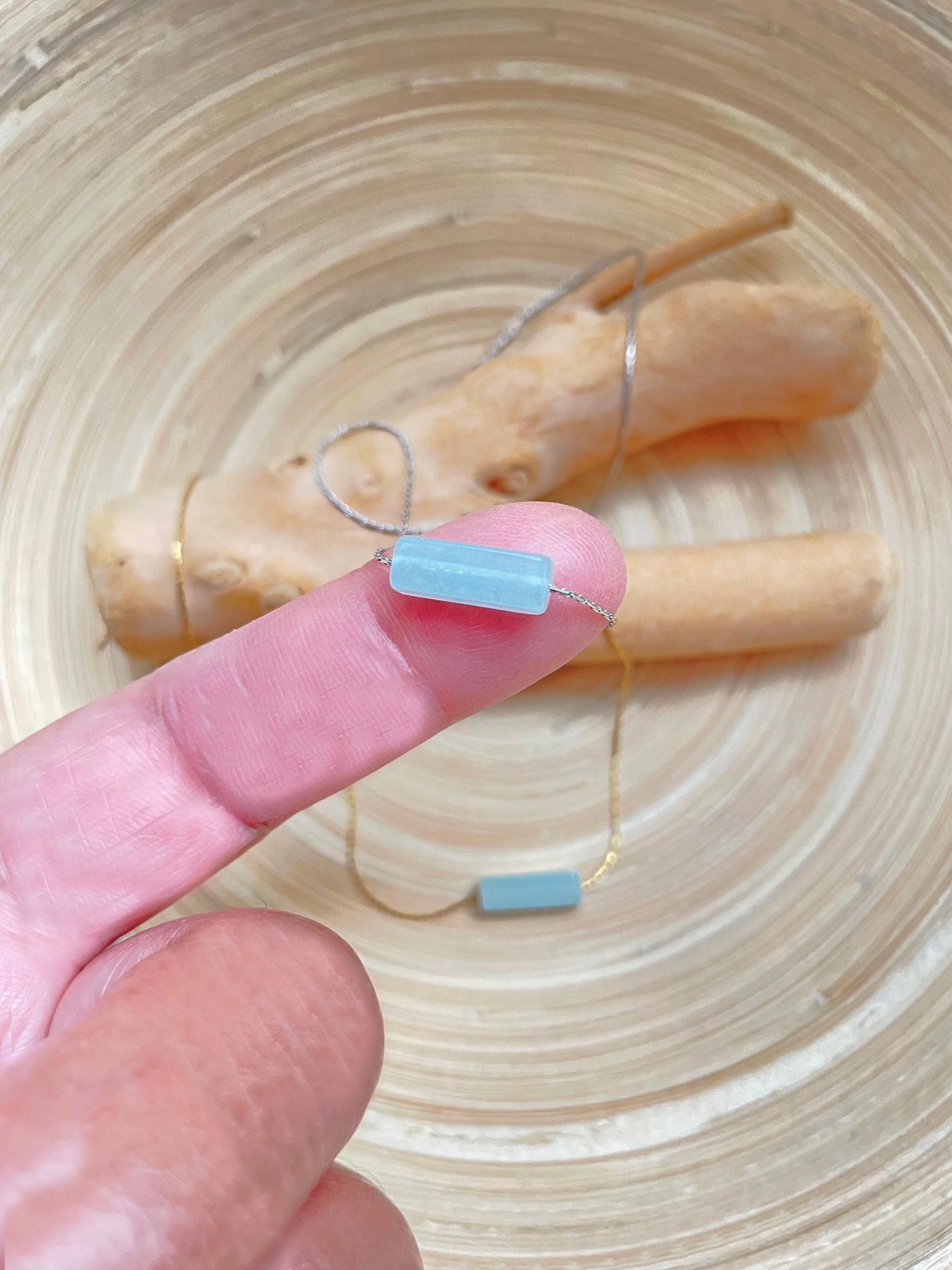 Aquamarine Minimalist Necklace