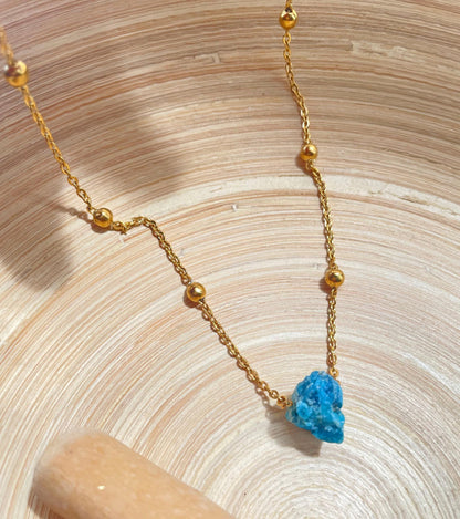 Apatite Rough Stone Necklace