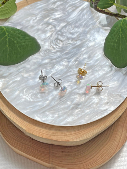 Welo Opal Stud Earrings