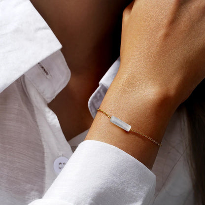 Selenite Minimalist Bracelet
