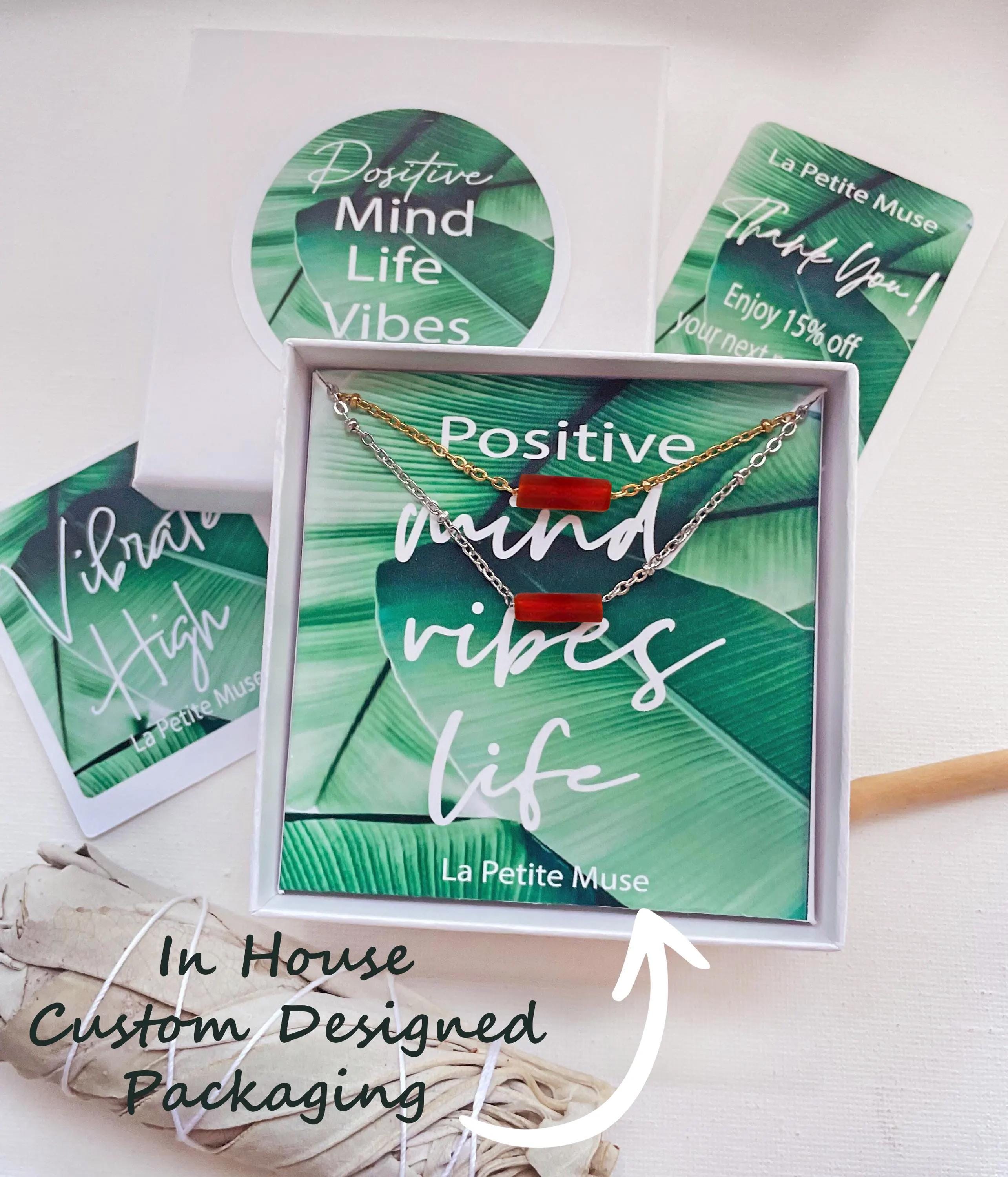 Carnelian Bar Pendant Necklace