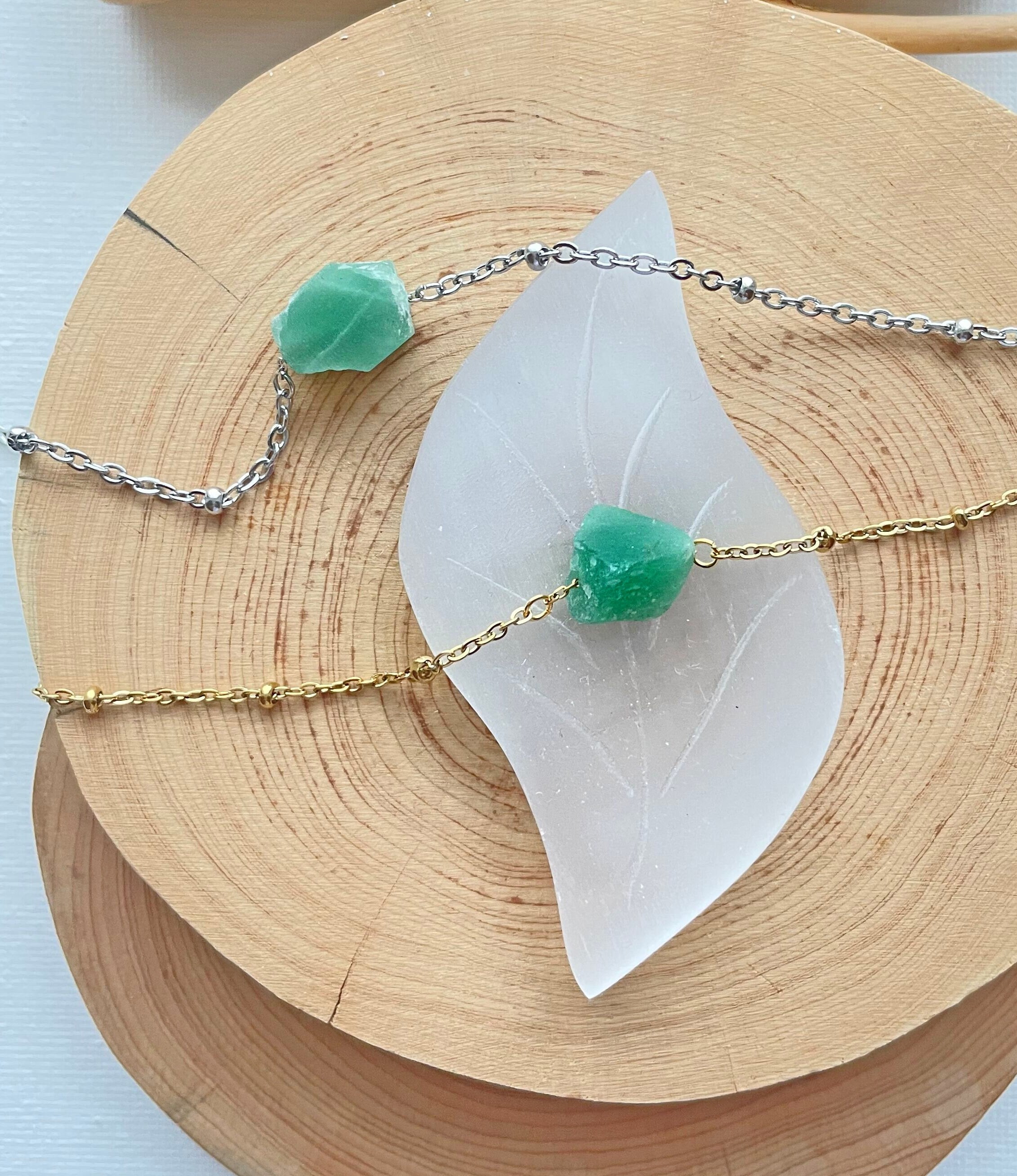 Genuine Aventurine Crystal Necklace