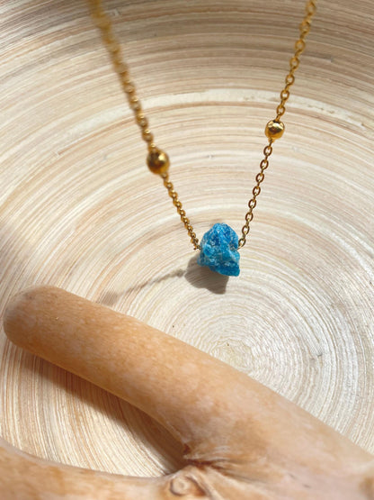 Apatite Rough Stone Necklace