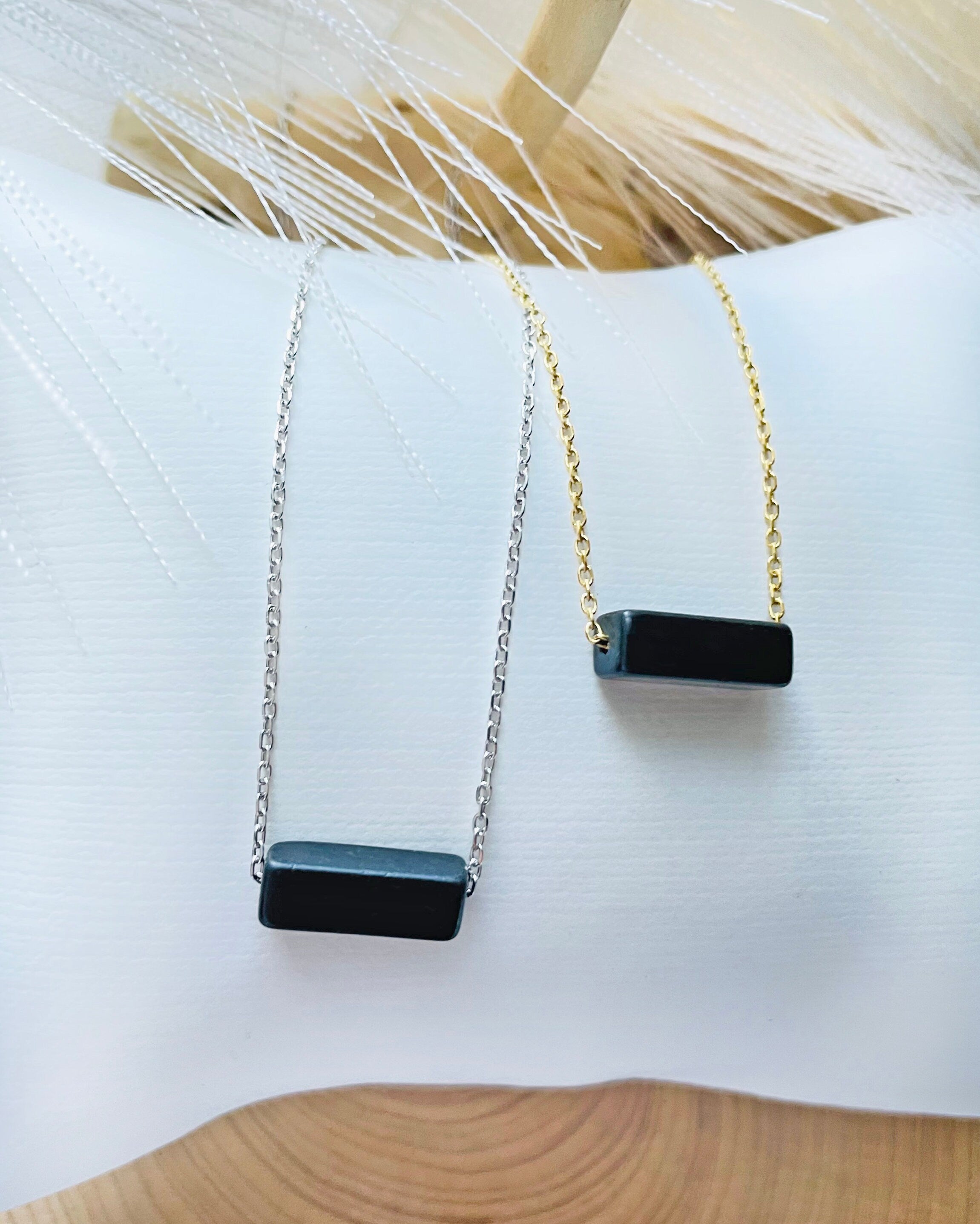 Onyx Pendant Necklace