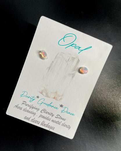 Welo Opal Stud Earrings