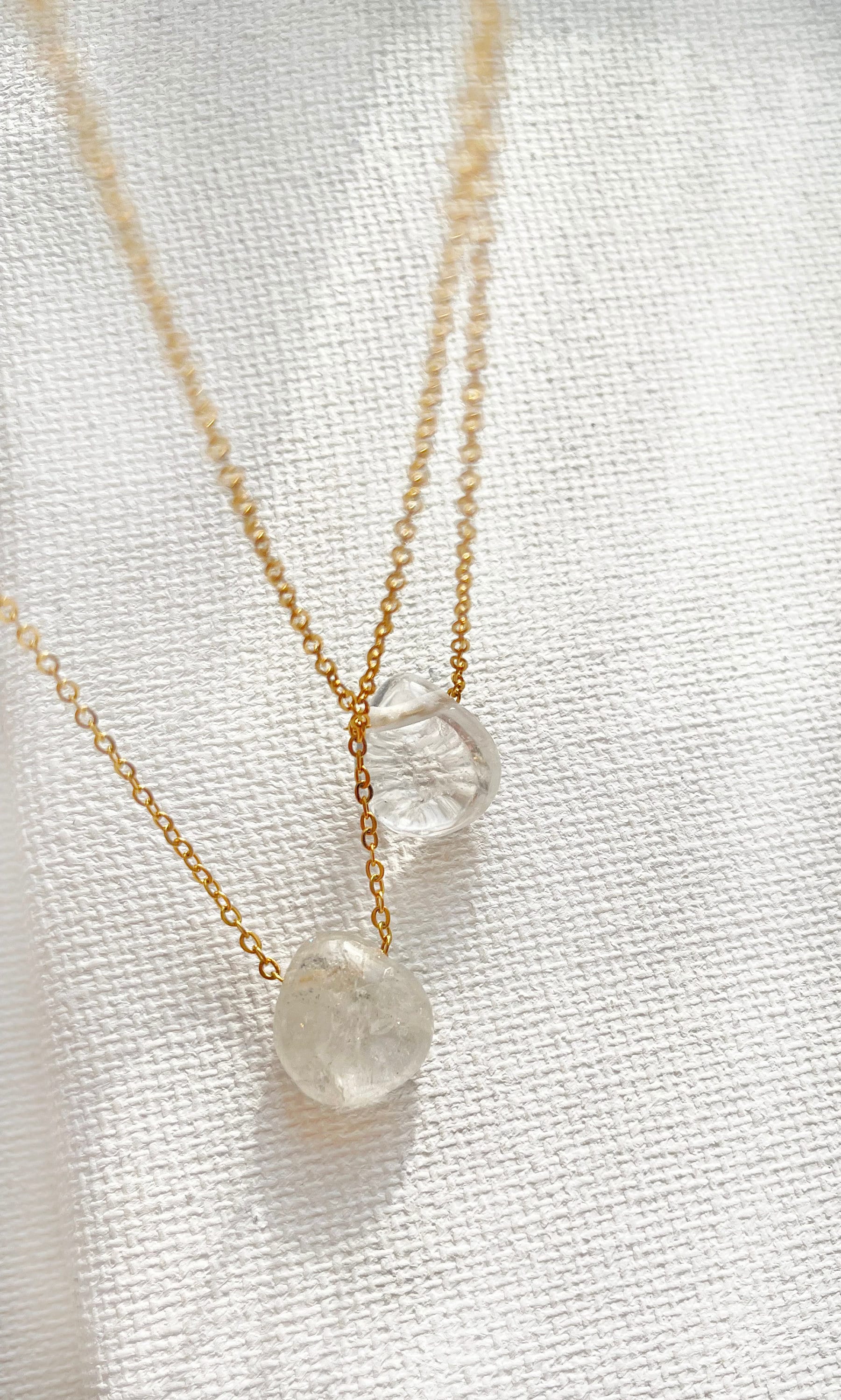 Clear Quartz Necklace~ April Birthstone