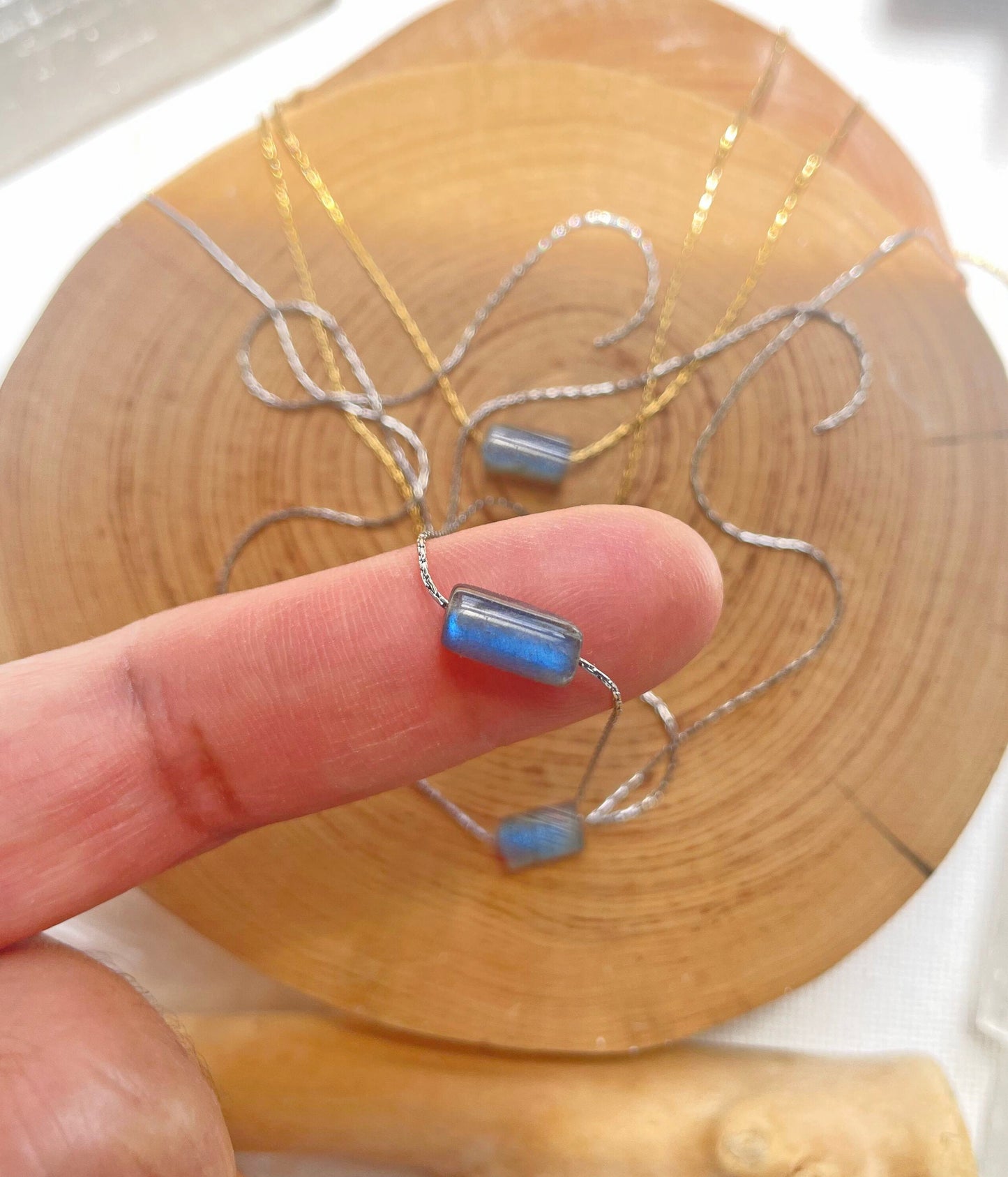 Dainty Labradorite Necklace