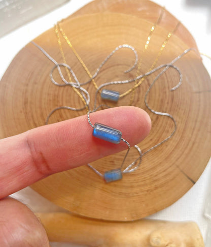 Dainty Labradorite Necklace