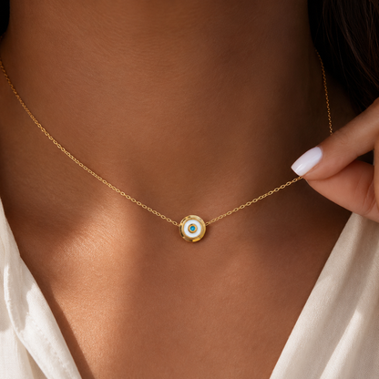 Evil Eye Minimalist Necklace