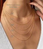 Dainty Enamel tiny Bead Necklace