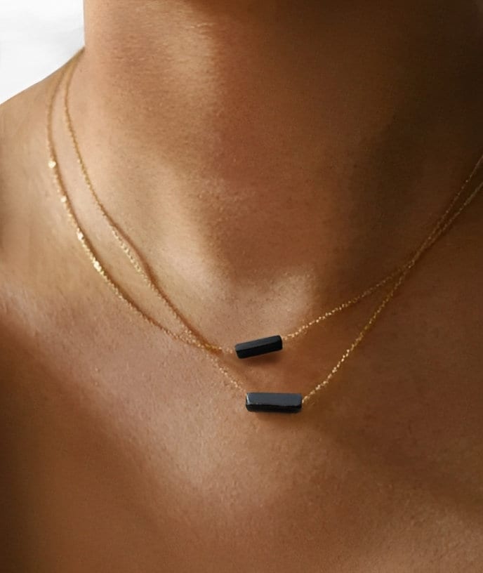 Onyx Pendant Necklace