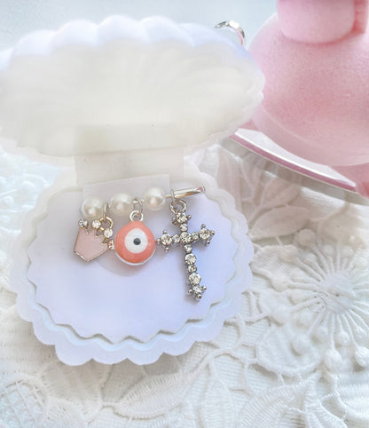 Personalized Silver Baby Pin -Shell Giftbox Included