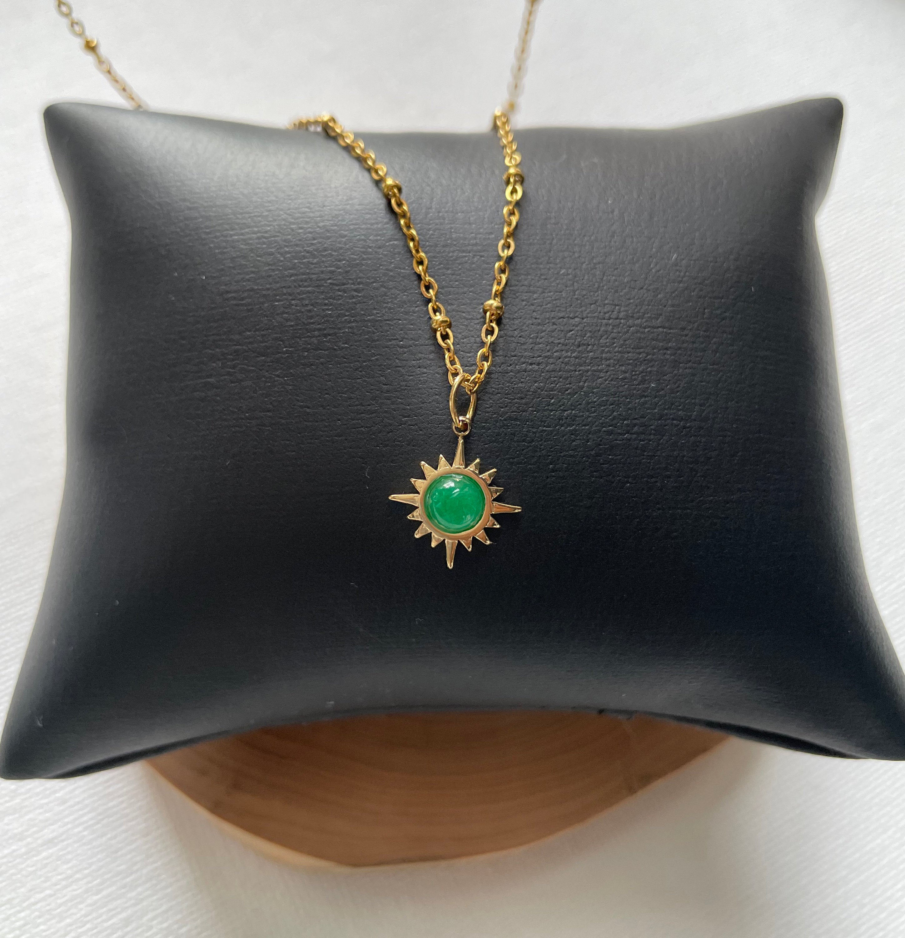 Jade Sun Satellite Chain Necklace