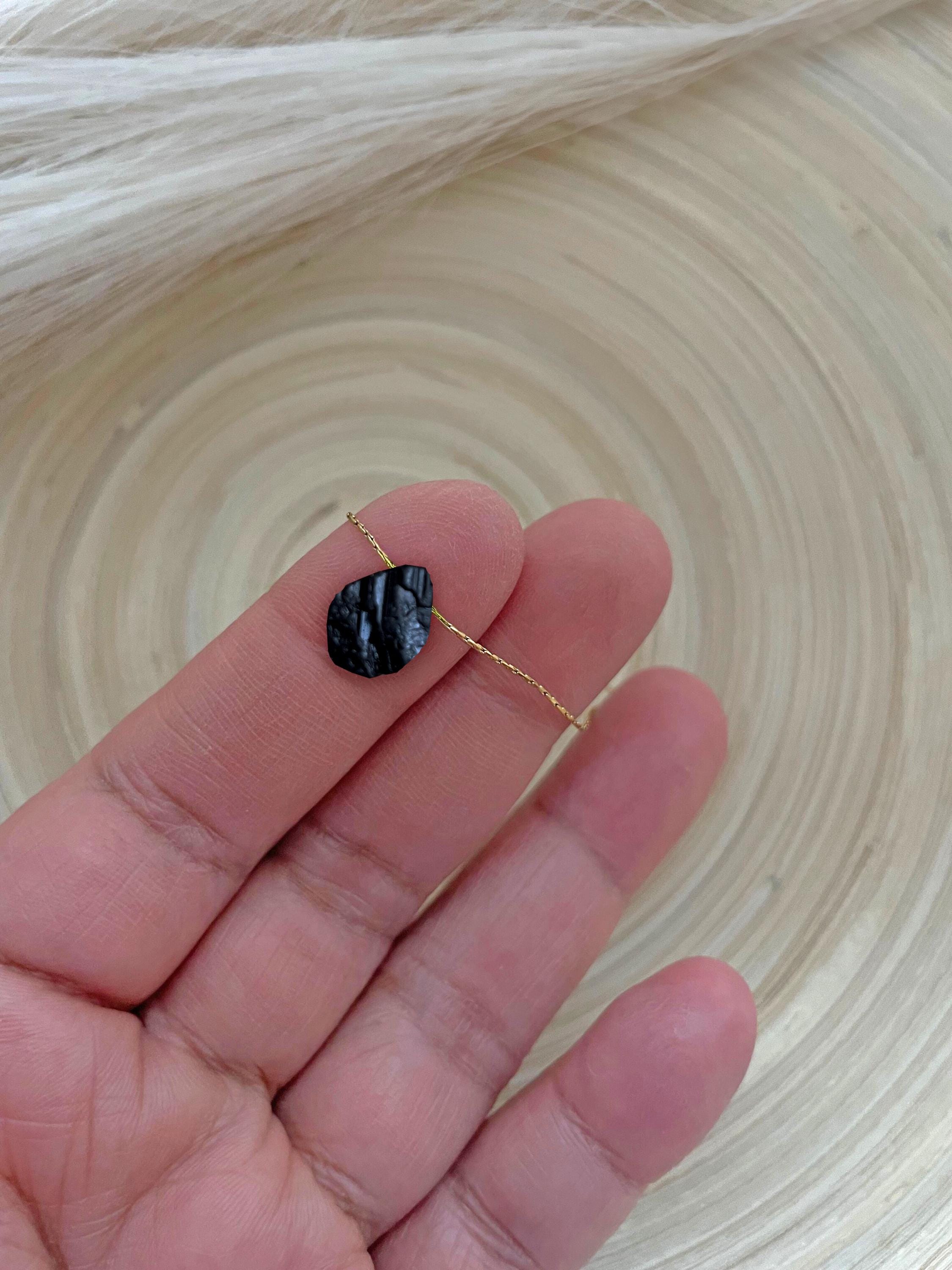 Raw Stone Tourmaline Necklace