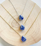 Sodalite Tear Drop Necklace~ Minimalist
