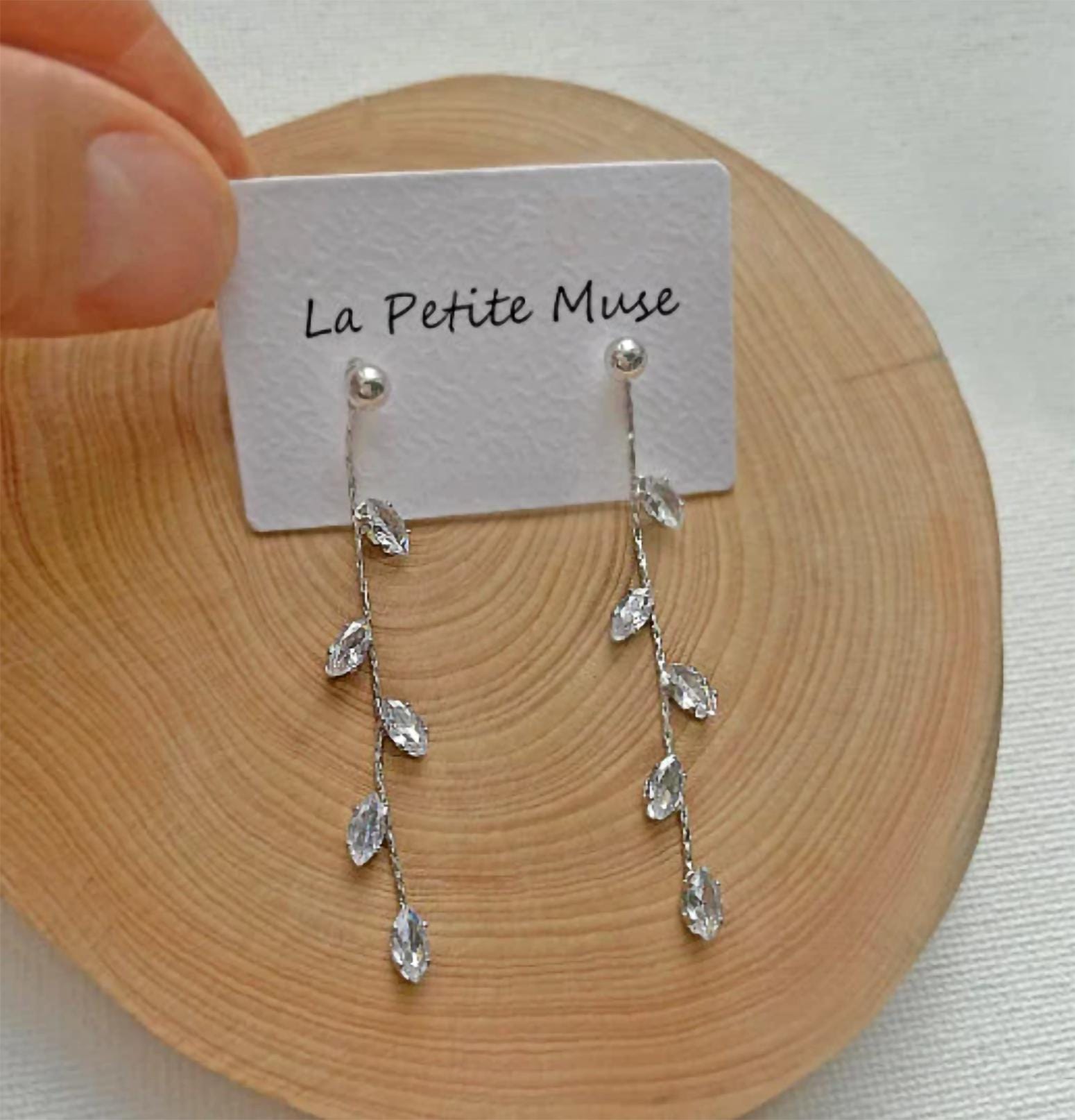 Leaf Vine Drop earrings