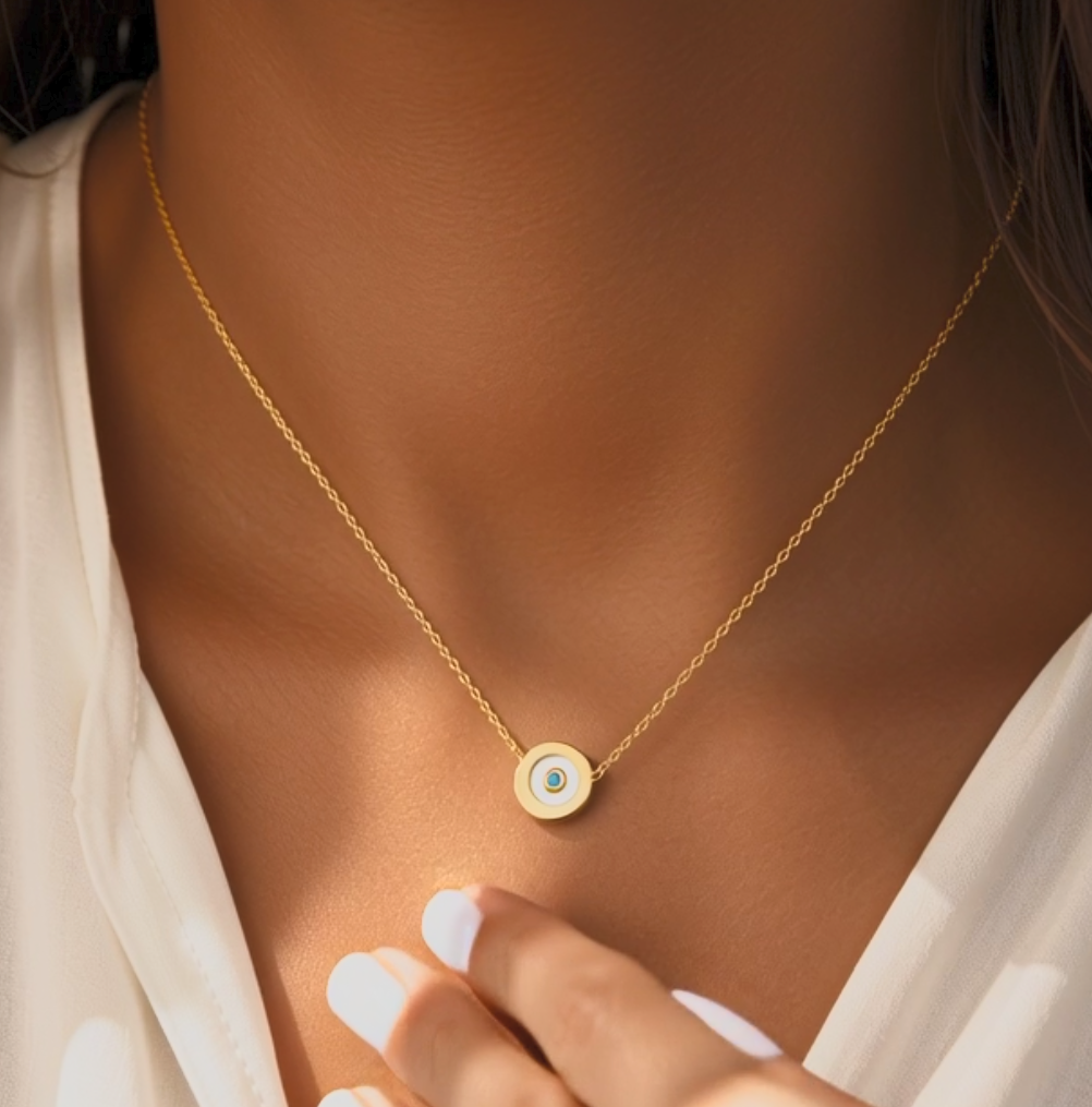 Evil Eye Minimalist Necklace
