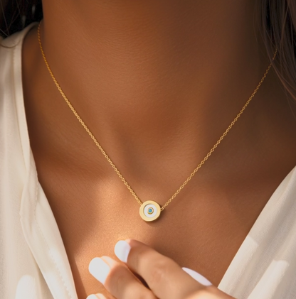 Evil Eye Minimalist Necklace