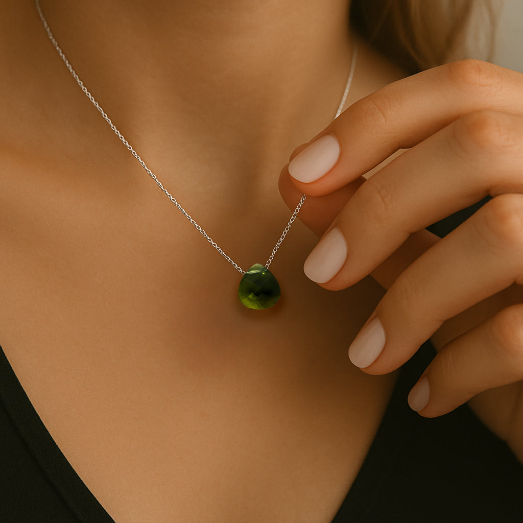 Genuine Faceted Cut Moldavite - Gift Ready