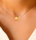 Citrine Teardrop Gemstone Pendant