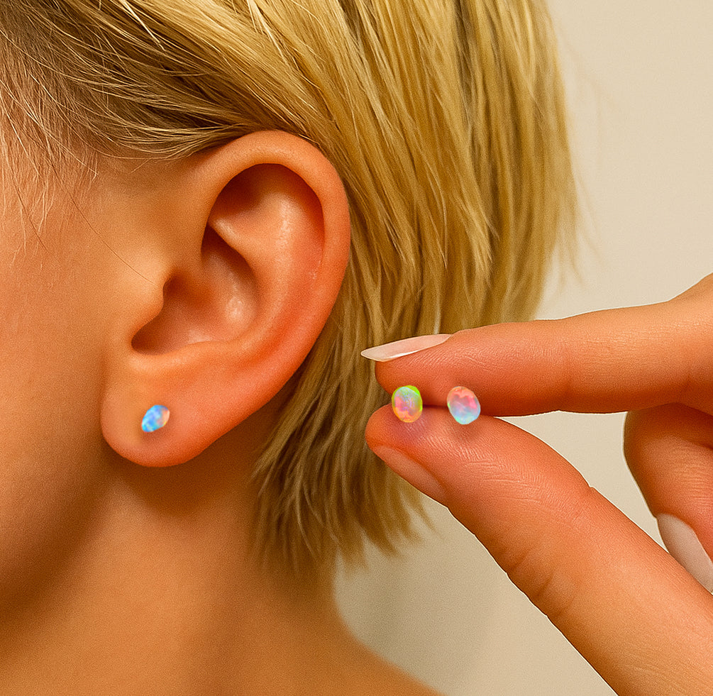 Welo Opal Stud Earrings
