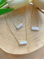 White Jade Pendant Necklace