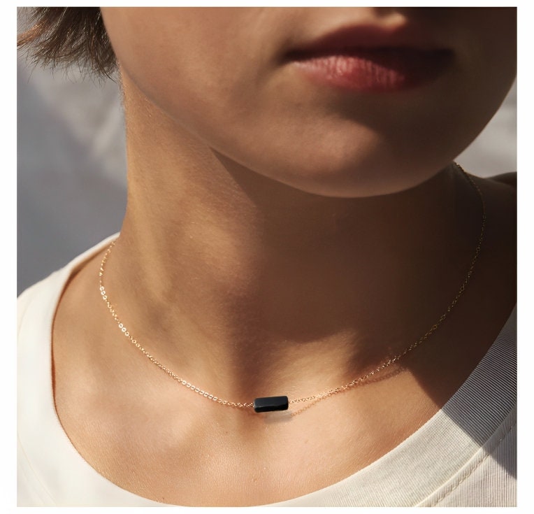 Onyx Pendant Necklace