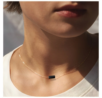 Onyx Pendant Necklace