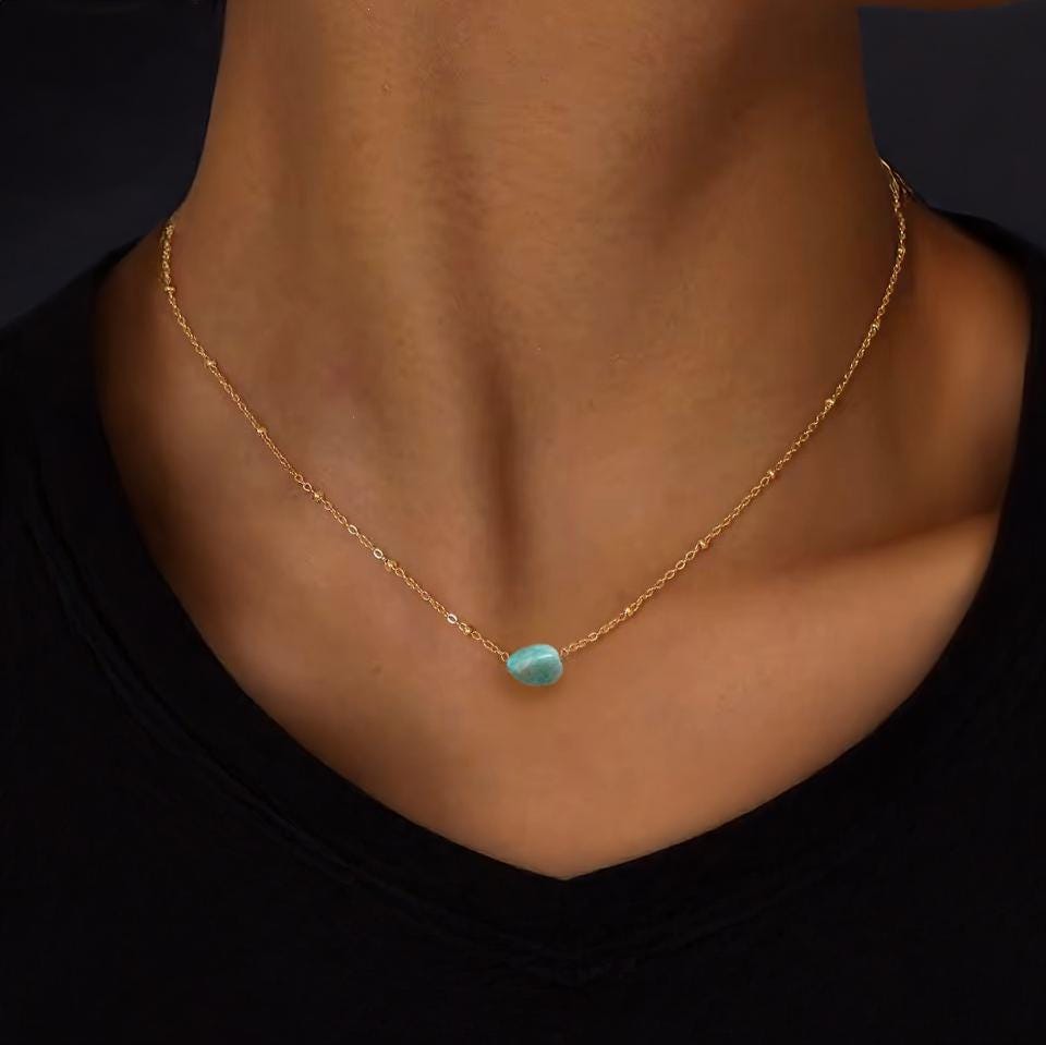 Larimar Necklace ~Dominican Republic