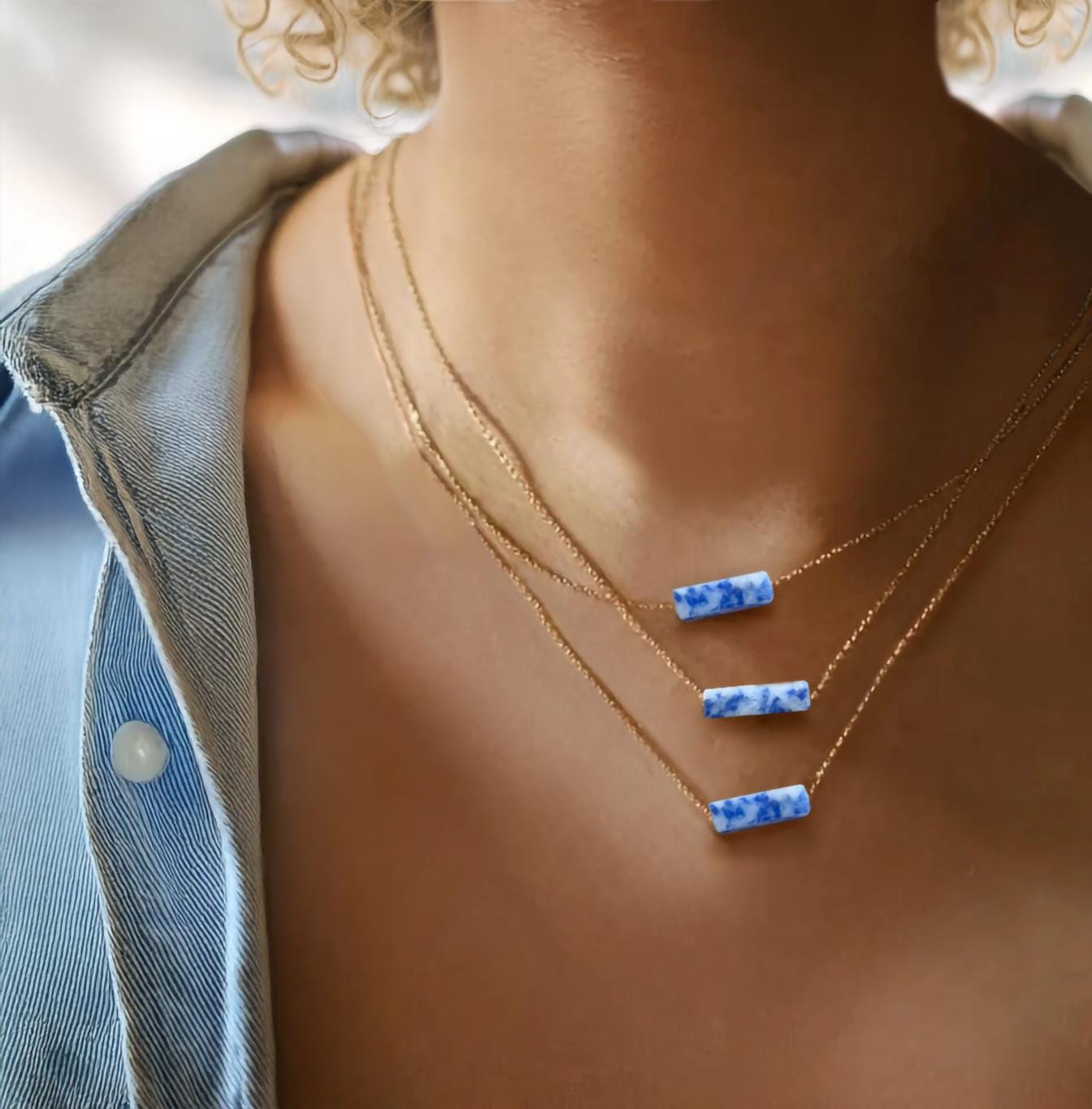 Sodalite Minimalist Necklace