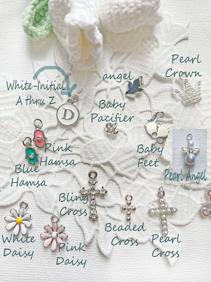 Personalized Silver Baby Pin -Shell Giftbox Included