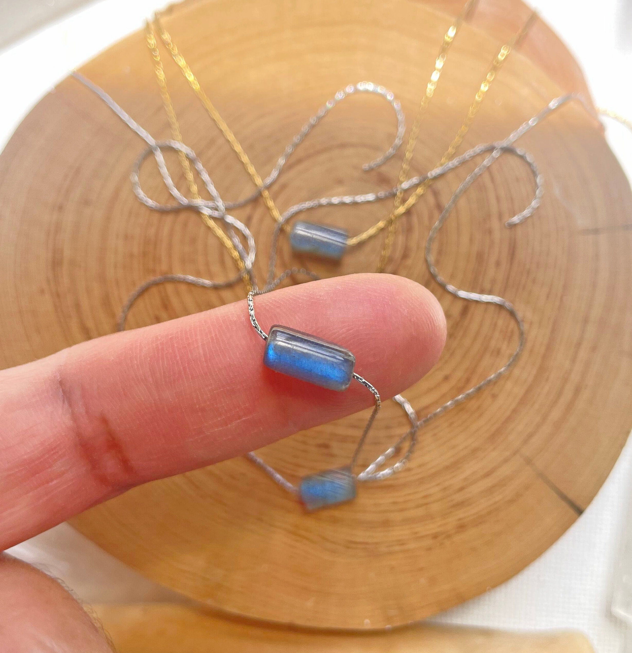 Dainty Labradorite Necklace