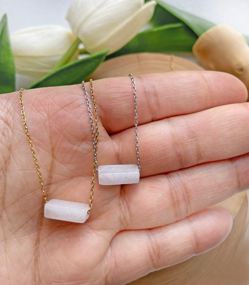 White Jade Pendant Necklace
