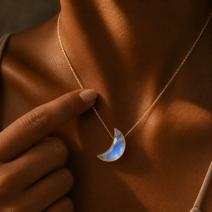 moonstone necklace gift for birthday gift for woman