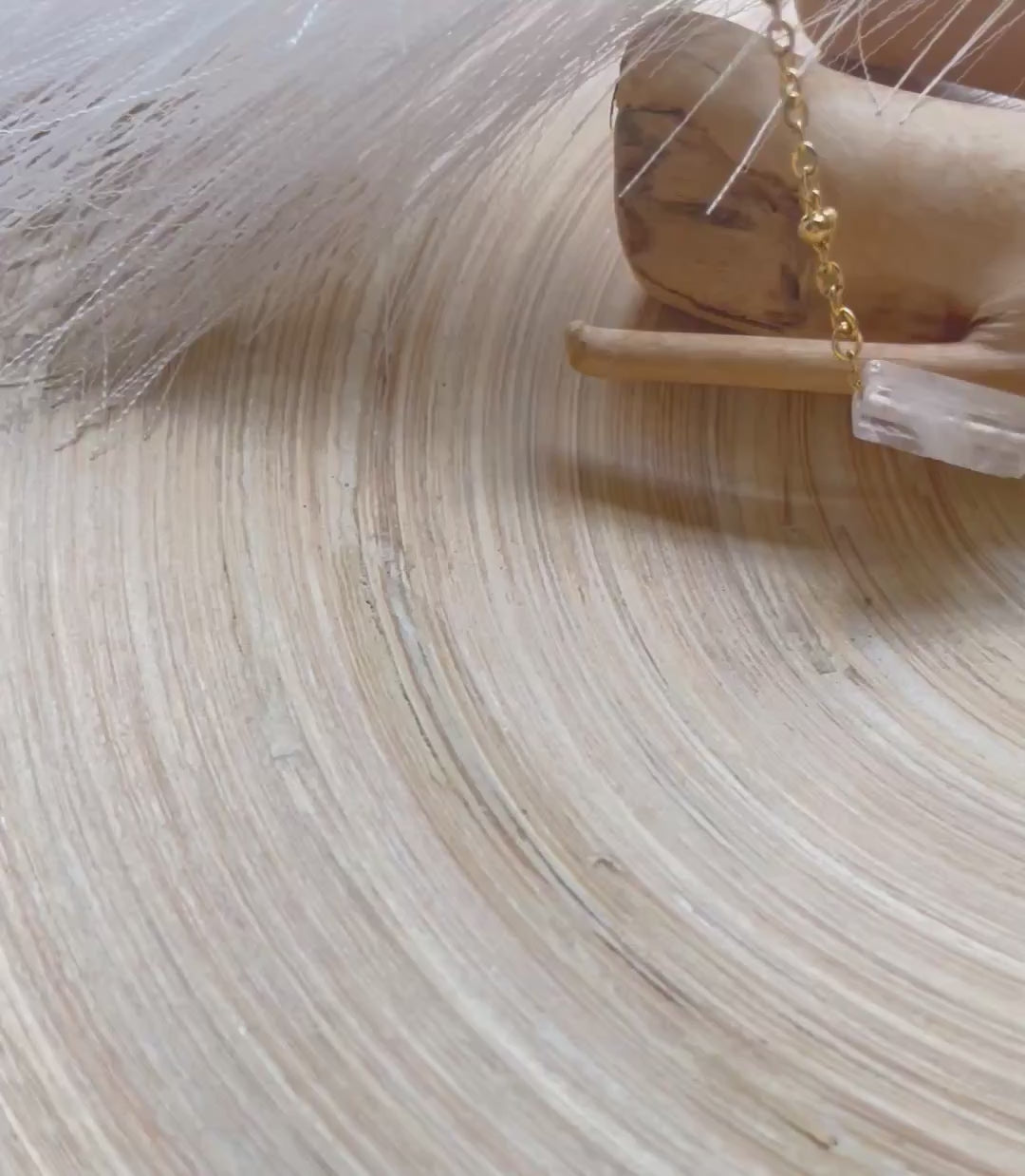 Clear Quartz Bar Necklace