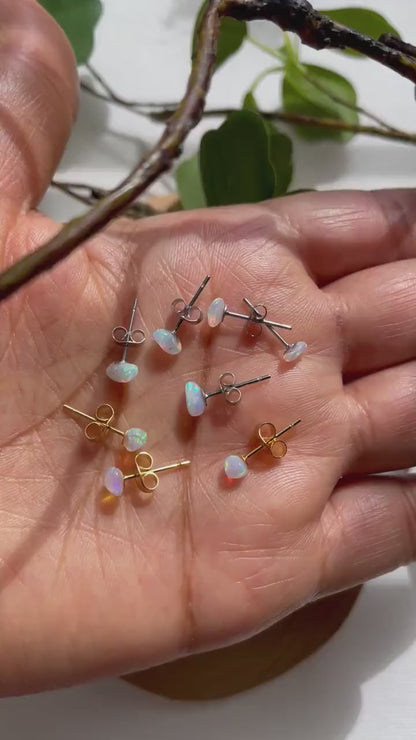 Welo Opal Stud Earrings