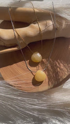 Citrine Teardrop Gemstone Pendant