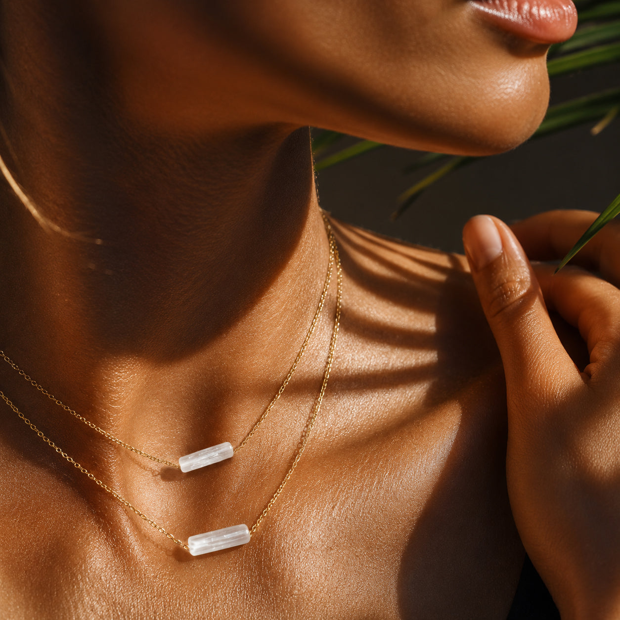 Minimalist Selenite Necklace