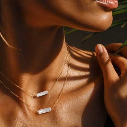 Minimalist Selenite Necklace