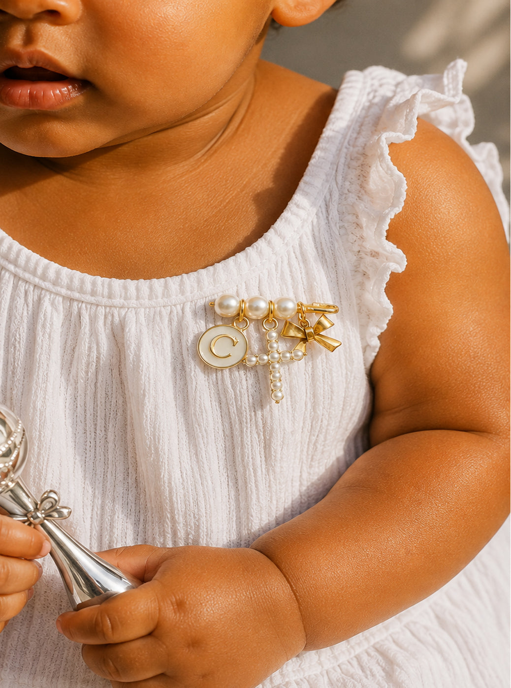 Personalized Baby Pin- Includes Shell giftbox